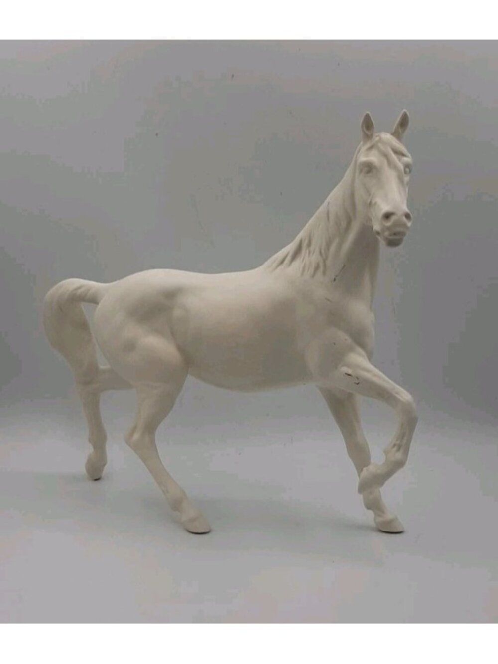 Vintage Beswick Spirit of the Wind White Matte Horse Made in England 8 3/4 Inch
